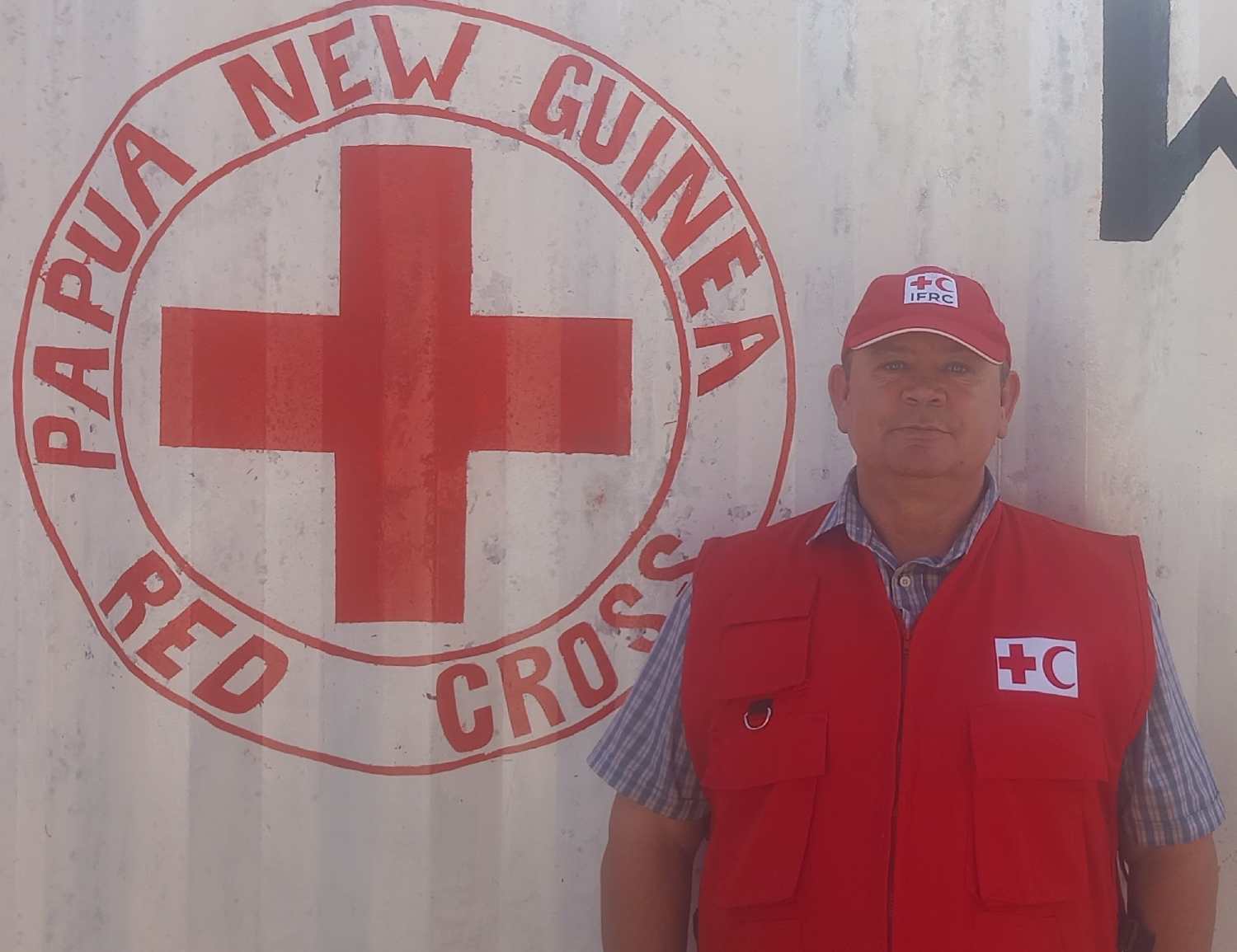 Our International Delegate and emergency management specialist, Dallas Roy working for IFRC in Papua New Guinea