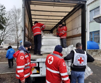 Aid supplies for Ukrainians