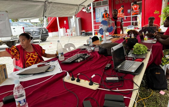 Vanuatu Red Cross Dec 2024 earthquake coordination