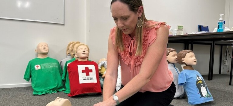 Jaimee Astle conducts first aid training3